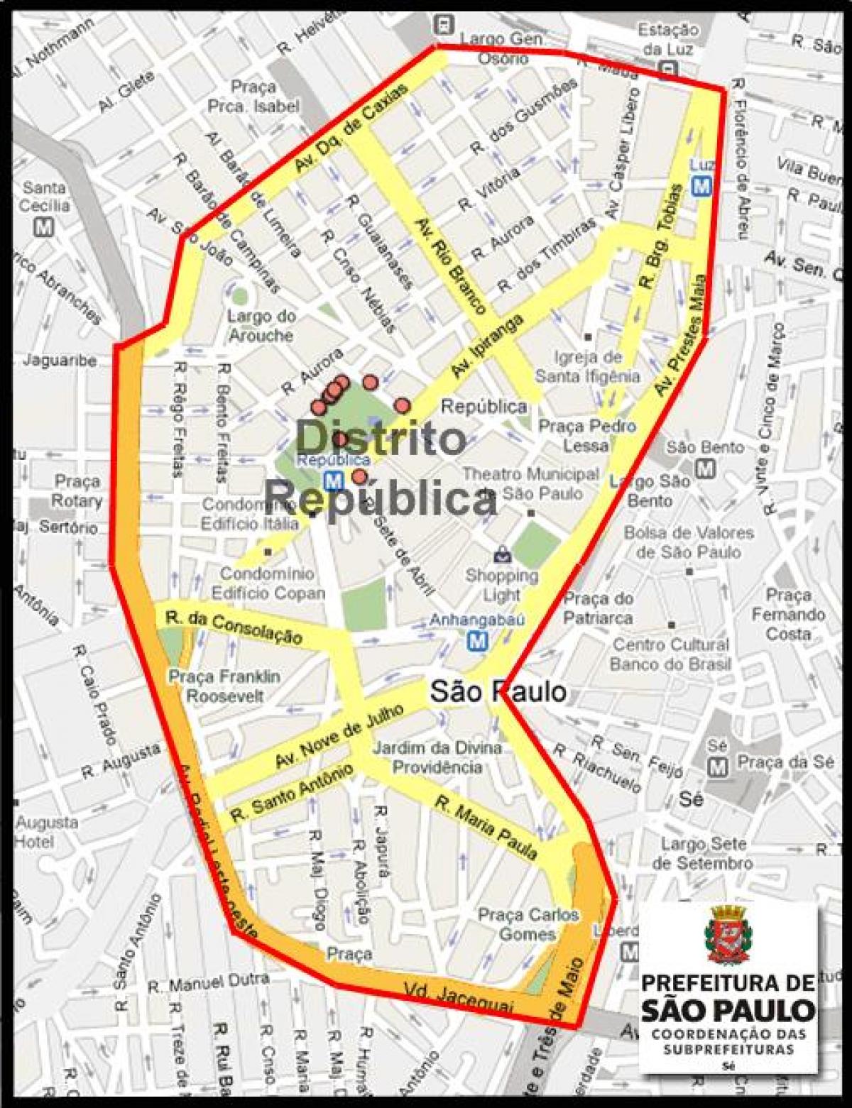 Kort af Rosa Sao Paulo