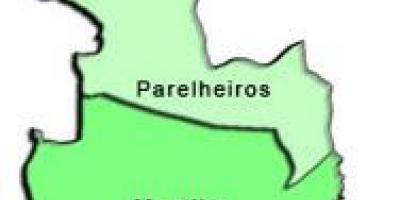Kort af Parelheiros undir-hérað