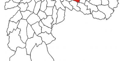 Kort af Santa Pilar umdæmi