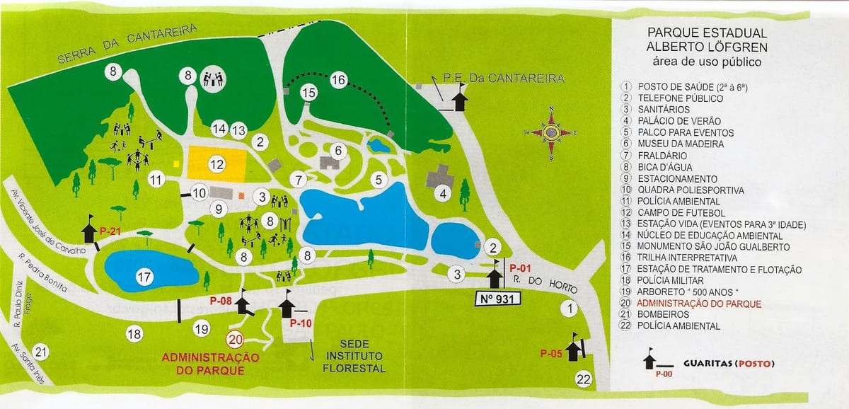 Kort af Alberto Löfgren park