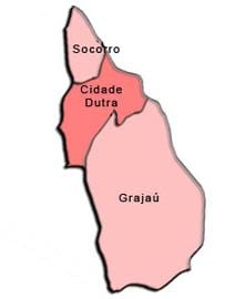 Kort af Capela gera Socorro undir-hérað