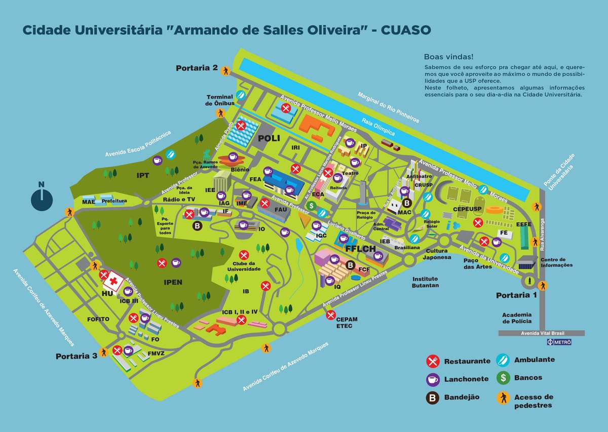 Kort af university Armando de Salles Atkins - CUASO
