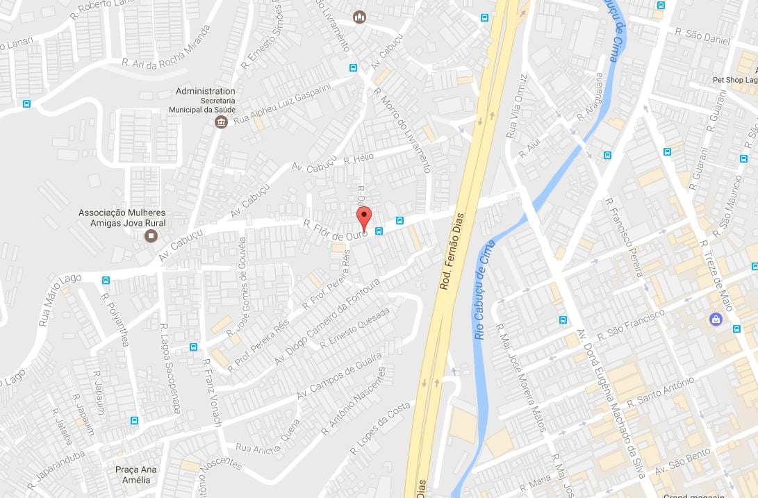 Kort af Jaçanã Sao Paulo