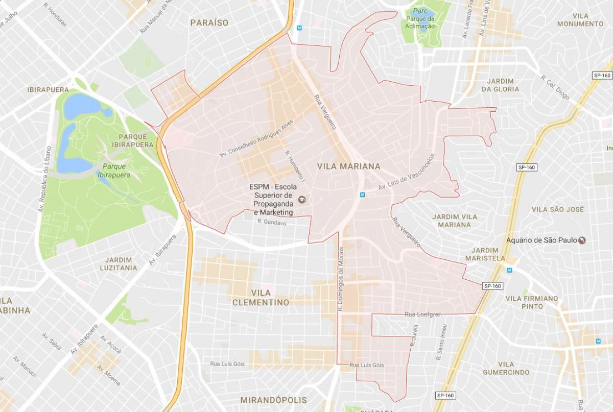 Kort af Santa - Sao Paulo