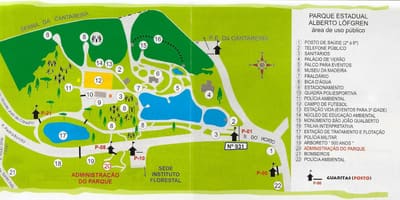 Kort af Alberto Löfgren park