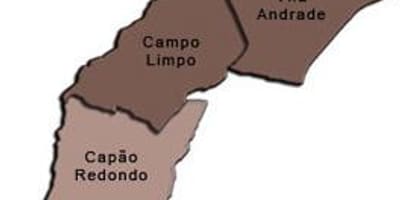 Kort af Campo Limpo undir-hérað