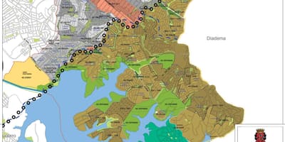 Kort af city of louis Ademar Sao Paulo - Atvinna jarðveginn