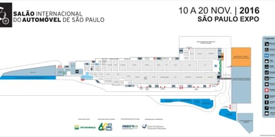 Kort af farartæki sýna Sao Paulo
