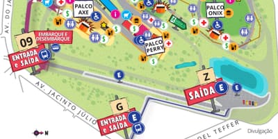 Kort af Hringrás á Interlagos