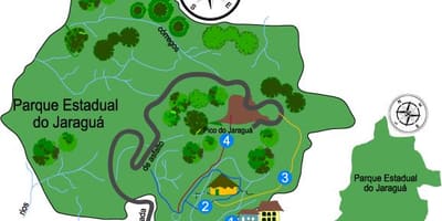 Kort af Jaraguá Park