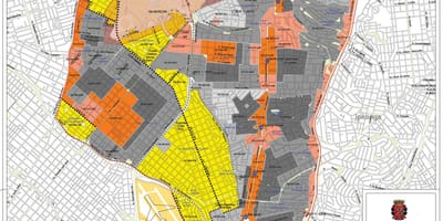 Kort af Santa - Sao Paulo - Atvinna jarðveginn