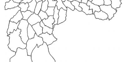 Kort af Santa Curuçá umdæmi