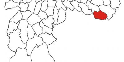 Kort af Sao Rafael umdæmi